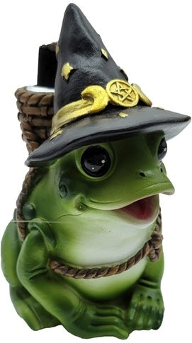 Mystical Frog Backflow Incense Cone Burner [Green]