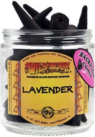 Wild Berry Lavender Backflow Incense Cones [Black]