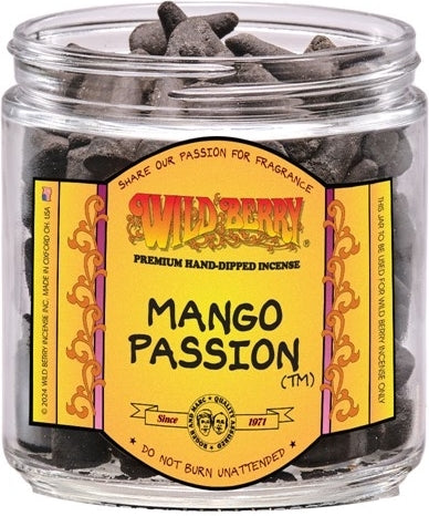 Wild Berry Mango Passion Incense Cones [Black]