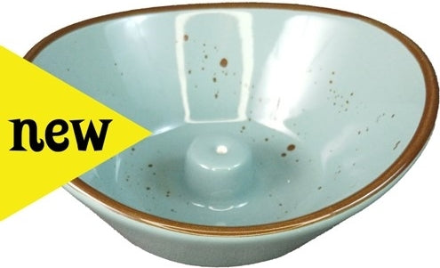 Ceramic Oval Incense Burner [Blue]