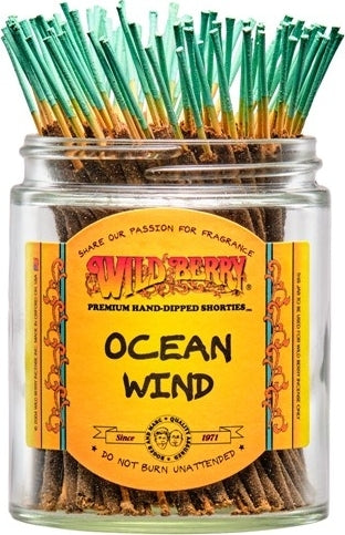 Wild Berry Ocean Wind Shorties Incense Stick Bundle [Brown]
