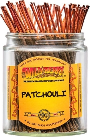 Wild Berry Patchouli Shorties Incense Stick Bundle [Brown]