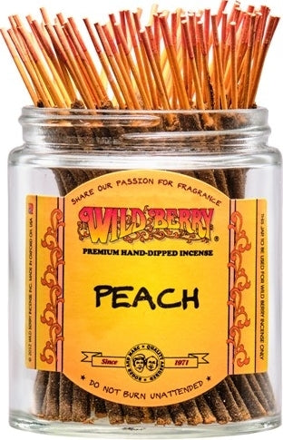 Wild Berry Peach Shorties Incense Stick Bundle [Brown]