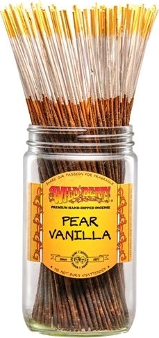 Wild Berry Pear Vanilla Incense Stick Bundle [Brown]