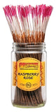 Wild Berry Raspberry Rose Incense Stick Bundle [Brown]