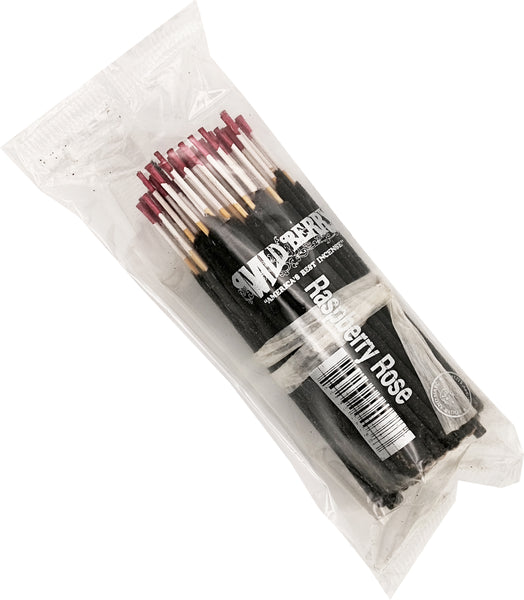 Wild Berry Raspberry Rose Shorties Incense Stick Bundle [Brown]