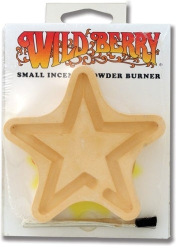 Wild Berry Star Design Incense Powder Burner [Beige]