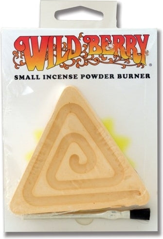 Wild Berry Triangle Design Incense Powder Burner [Beige]