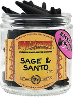 Wild Berry Sage & Santo Backflow Incense Cones [Black]