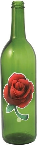 Smoking Bottle With Rose Incense Burner [Green]