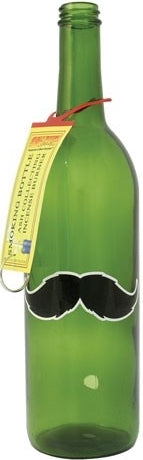 Smoking Bottle With Moustache Incense Burner [Green]