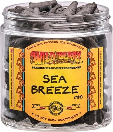 Wild Berry Sea Breeze Incense Cones [Black]