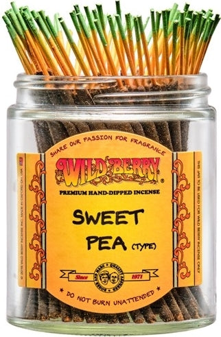 Wild Berry Sweet Pea (Type) Shorties Incense Stick Bundle [Brown]