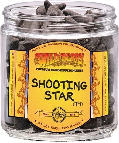 Wild Berry Shooting Star Incense Cones [Black]