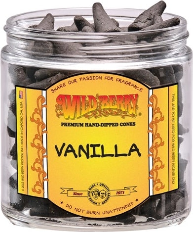 Wild Berry Vanilla Incense Cones [Black]