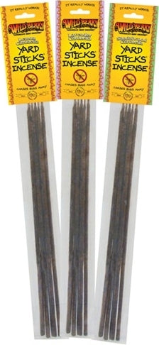 Wild Berry Lavender + Lemon + Sandalwood Citronella Mix Jumbo Yard Incense Sticks [Brown]