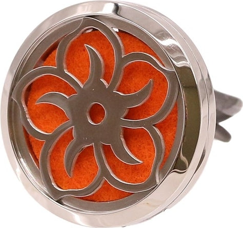 Daisy Design Fragrance Oil Car Vent Clip [Silver]