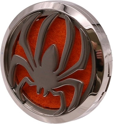 Spider Design Fragrance Oil Car Vent Clip [Silver]