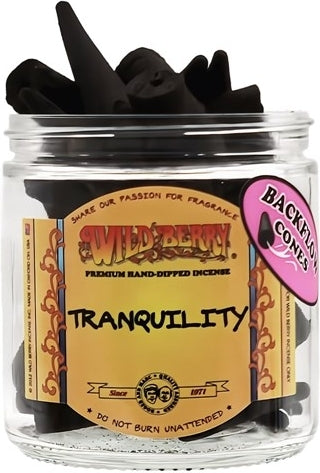 Wild Berry Tranquility Backflow Incense Cones [Black]
