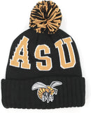 Big Boy Alabama State Hornets S255 Beanie With Ball [Black]