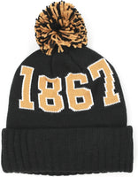 Big Boy Alabama State Hornets S255 Beanie With Ball [Black]