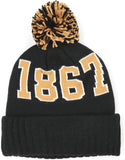 Big Boy Alabama State Hornets S255 Beanie With Ball [Black]