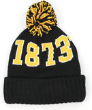 Big Boy Arkansas At Pine Bluff Golden Lions S255 Beanie With Ball [Black]