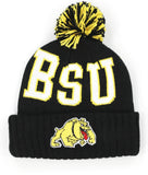 Big Boy Bowie State Bulldogs S255 Beanie With Ball [Black]
