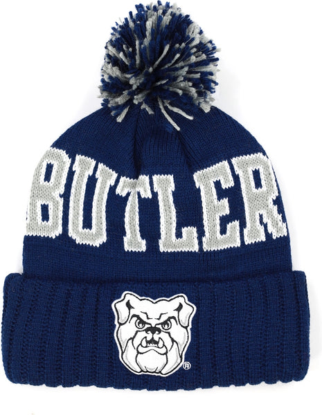 Big Boy Butler Bulldogs S255 Beanie With Ball [Navy Blue]
