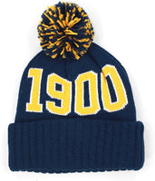 Big Boy Coppin State Eagles S255 Beanie With Ball [Navy Blue]