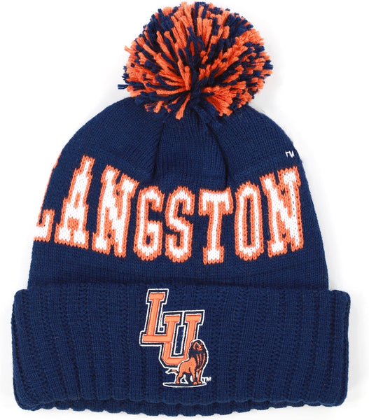 Big Boy Langston Lions S255 Beanie With Ball [Navy Blue]
