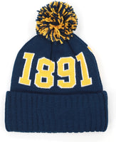 Big Boy North Carolina A&T Aggies S255 Beanie With Ball [Navy Blue]
