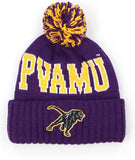Big Boy Prairie View A&M Panthers S255 Beanie With Ball [Purple]