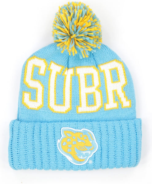 Big Boy Southern Jaguars S255 Beanie With Ball [Sky Blue]