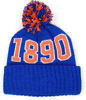 Big Boy Savannah State Tigers S255 Beanie With Ball [Royal Blue]