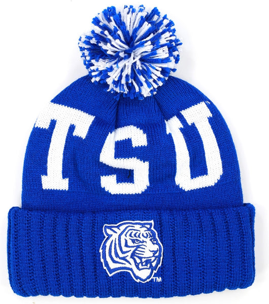 Big Boy Tennessee State Tigers S255 Beanie With Ball [Royal Blue]