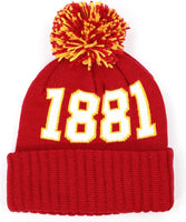 Big Boy Tuskegee Golden Tigers S255 Beanie With Ball [Crimson Red]