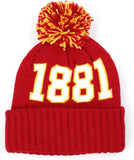 Big Boy Tuskegee Golden Tigers S255 Beanie With Ball [Crimson Red]