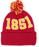Big Boy District Of Columbia Firebirds S255 Beanie With Ball [Crimson Red]
