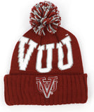 Big Boy Virginia Union Panthers S255 Beanie With Ball [Maroon]