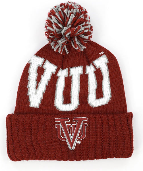 Big Boy Virginia Union Panthers S255 Beanie With Ball [Maroon]