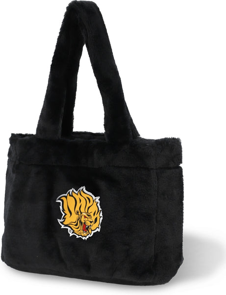Big Boy Arkansas At Pine Bluff Golden Lions S141 Fur Bag [Black]
