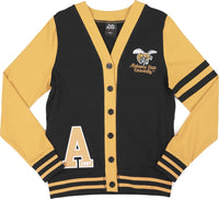 Big Boy Alabama State Hornets S11 Womens Lightweight Cardigan [Black]