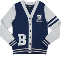 Big Boy Butler Bulldogs S11 Womens Lightweight Cardigan [Navy Blue]