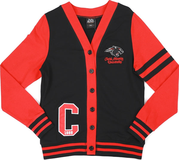 Big Boy Clark Atlanta Panthers S11 Womens Lightweight Cardigan [Black]