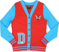 Big Boy Delaware State Hornets S11 Womens Lightweight Cardigan [Red]