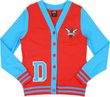 Big Boy Delaware State Hornets S11 Womens Lightweight Cardigan [Red]