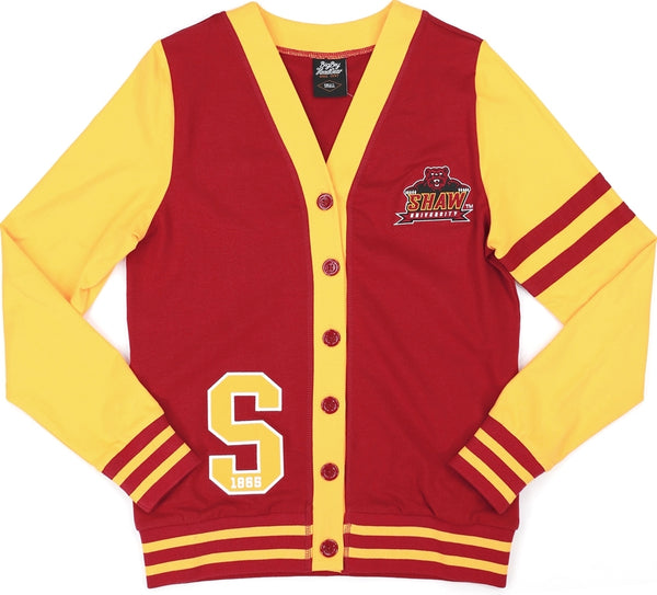 Big Boy Shaw Bears S11 Womens Lightweight Cardigan [Maroon]