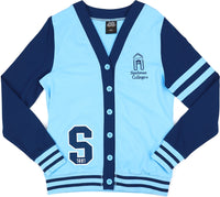 Big Boy Spelman Jaguars S11 Womens Lightweight Cardigan [Sky Blue]