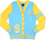 Big Boy Southern Jaguars S11 Womens Lightweight Cardigan [Sky Blue]